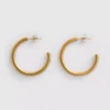 Waterproof hoop earrings