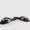 Weave strap mules
