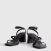 Wide fit block heel sandals