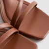Wide fit block heel sandals