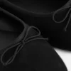 Wide fit faux suede bow ballerinas Wide fit faux suede bow ballerinas