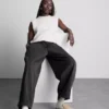 Wide leg seam detail utility pants Wide leg seam detail utility pants