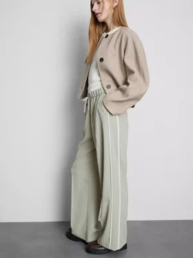 Wide-leg side-stripe pants Wide-leg side-stripe pants
