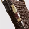 Woven beaded phone bag