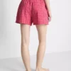 Woven cotton pajama shorts Woven cotton pajama shorts