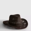 Woven cowboy hat