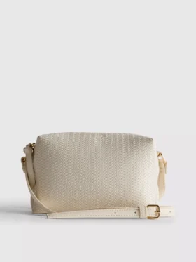 Woven-effect crossbody bag Woven-effect crossbody bag
