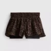 Woven leopard running shorts Woven leopard running shorts