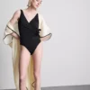 Wrap body-control swimsuit Wrap body-control swimsuit