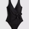 Wrap body-control swimsuit Wrap body-control swimsuit