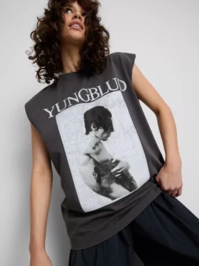 Yungblud cotton graphic tank top Yungblud cotton graphic tank top